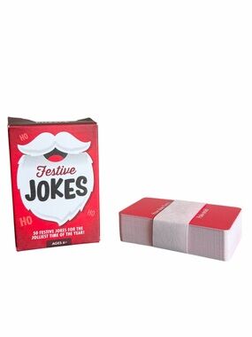 Professor Puzzle Festive Jokes Christmas Holiday 50 Mini Cards Ages 6+